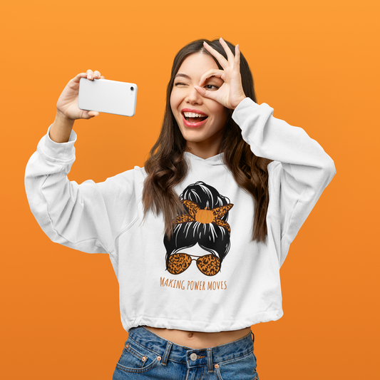Making Move' Crop Hoodie